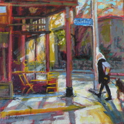 Going For Coffee 8x8 (sold)