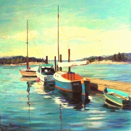 The Dock of the Bay 30x30