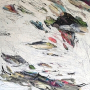 Riding The Thermals 36x36